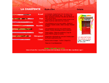 Tablet Screenshot of lacharpente.com